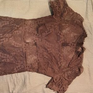 Muave Lace dress